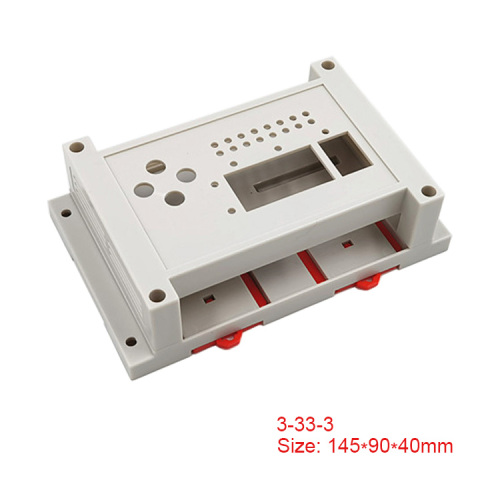 DIN rail mount Raspberry Pi case ABS Plastic enclosure for terminal blocks, modules, Circuit breaker