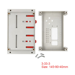 DIN rail mount Raspberry Pi case ABS Plastic enclosure for terminal blocks, modules, Circuit breaker