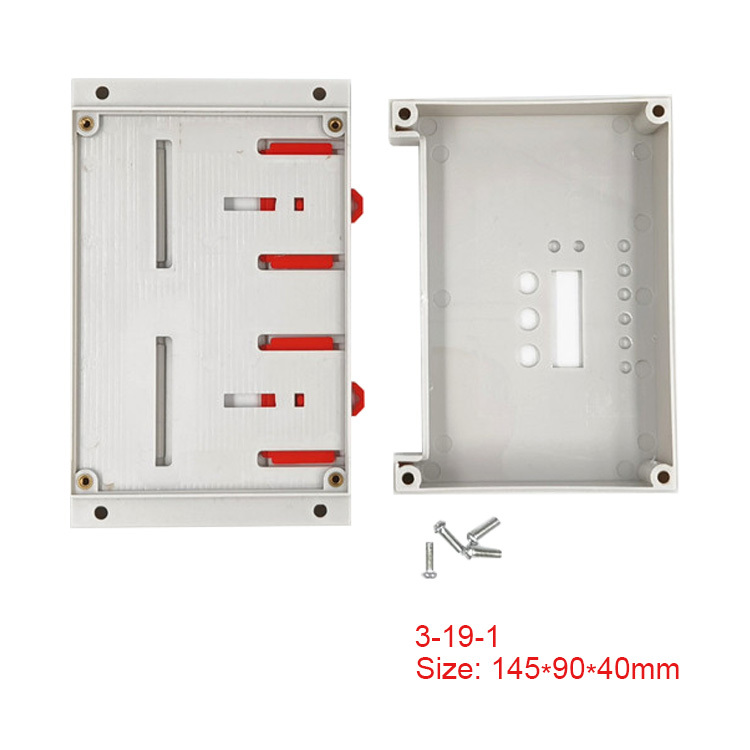 Din Rail mount Raspberry Pi case ABS Plastic control box