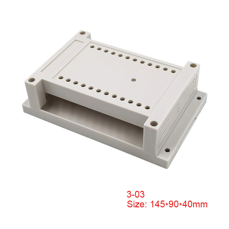 Din Rail box ABS Plastic enclosure electronics enclosure for terminal blocks,circuit breakers