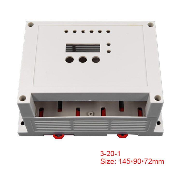 Plastic din rail enclosure electronic control box for PCB circuit board