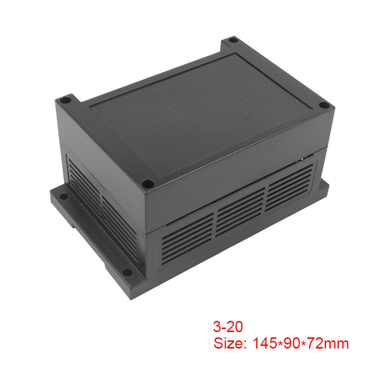 DIN rail mount Raspberry Pi enclosure PLC control box for terminal blocks or modules