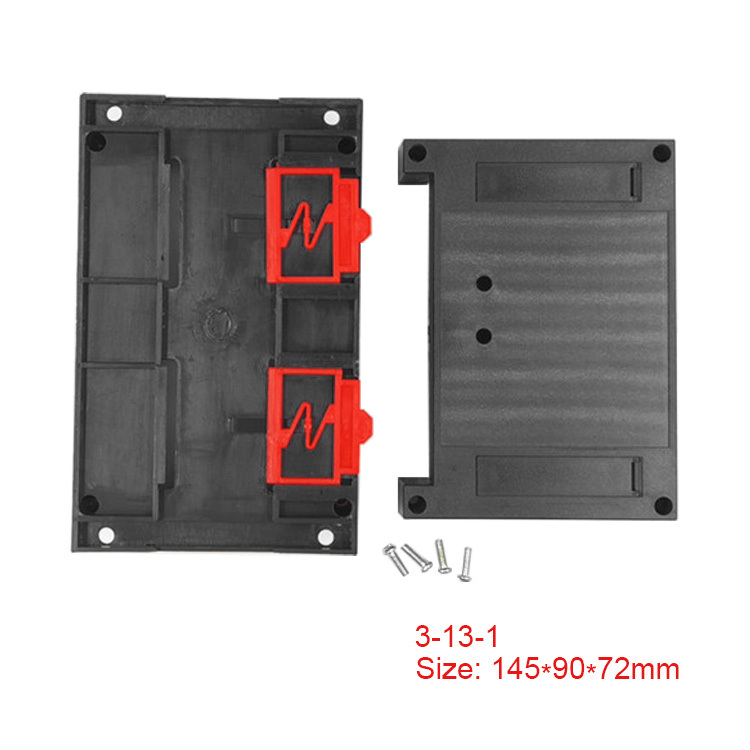 High quality wall mounting plastic din rail enclosure for electronic PCB