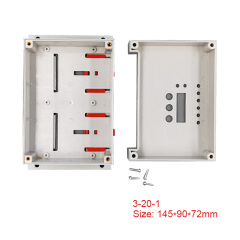 Plastic din rail enclosure electronic control box for PCB circuit board