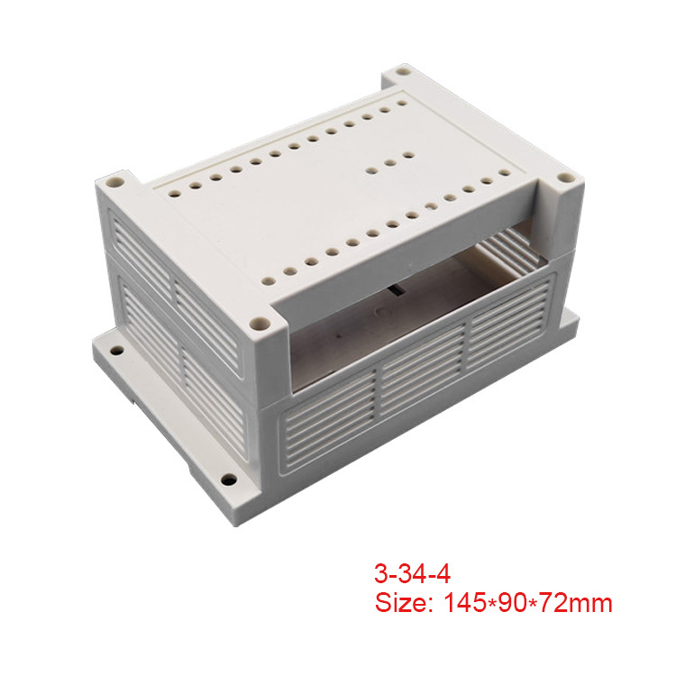 Din Rail Box Flame retardant materials Plastic enclosure for electronic components