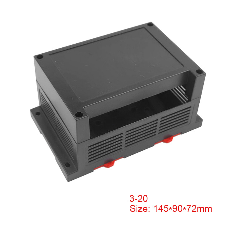 DIN rail mount Raspberry Pi enclosure PLC control box for terminal blocks or modules