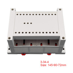 Din Rail Box Flame retardant materials Plastic enclosure for electronic components