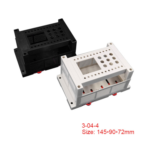 Good Quality Industrial PLC box Terminal Connector Electric Din Rail ABS Plastic Enclosure