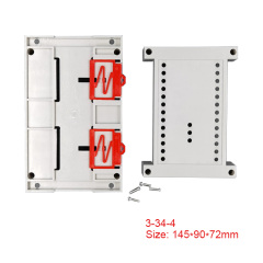 Din Rail Box Flame retardant materials Plastic enclosure for electronic components