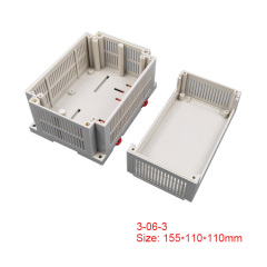 High Quality ABS Plastic Din Rail PLC enclosure electronics enclosure case