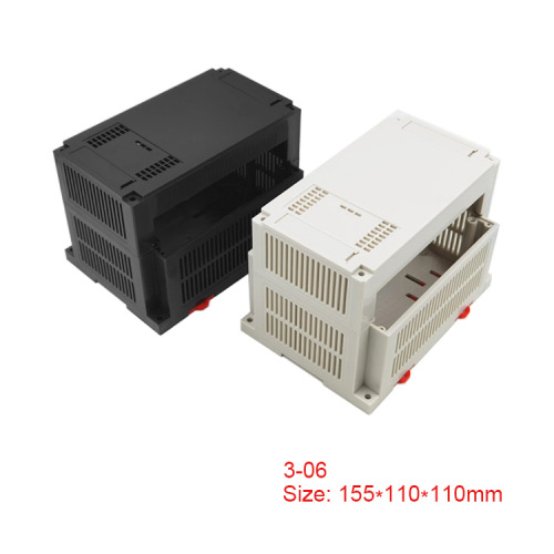 Din Rail enclosure PLC control box electronics enclosure Junction box