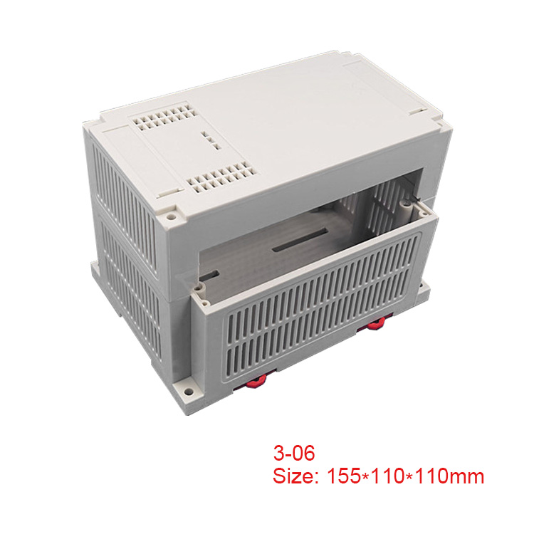 Din Rail enclosure PLC control box terminal enclosure