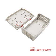 Din Rail enclosure ABS Plastic enclosure PLC enclosure terminal blocks circuit breaker enclosure