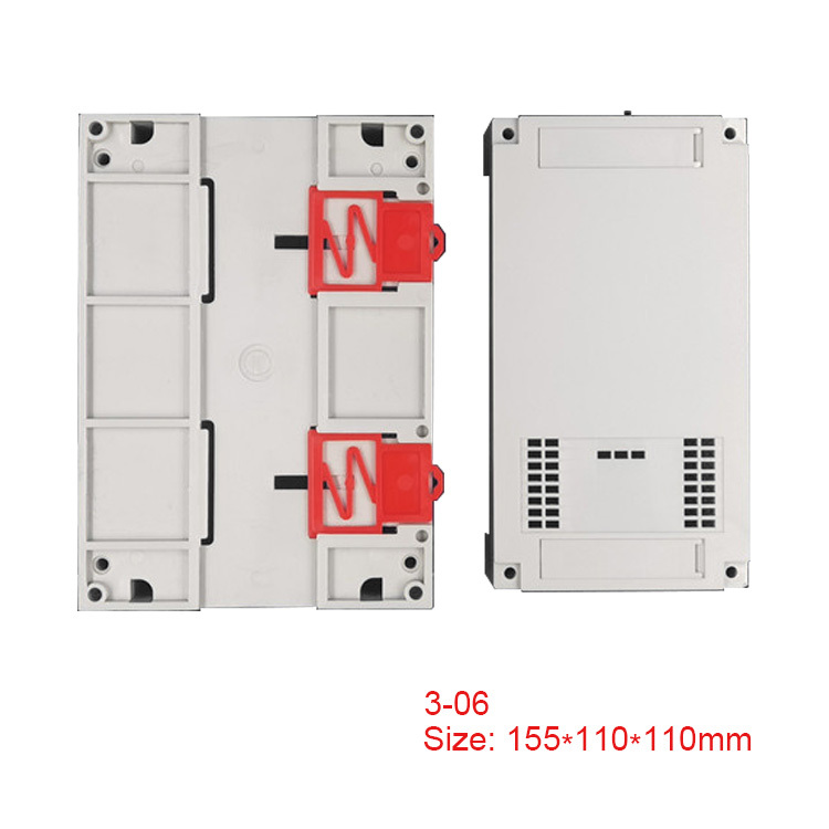 Din Rail enclosure PLC control box terminal enclosure