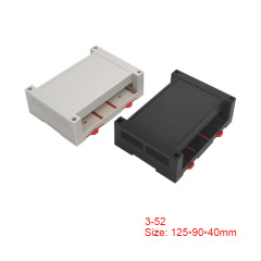 High quality DIn rail box ABS Plastic enclosure PLC control box