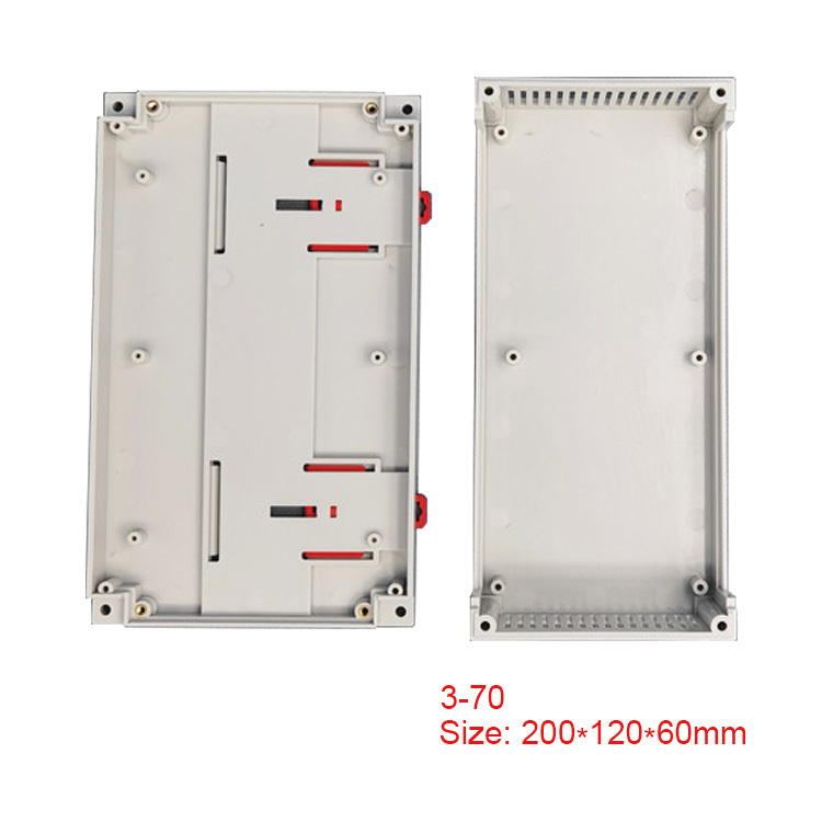 High quality Din rail enclosure ABS plastic housing PLC control box