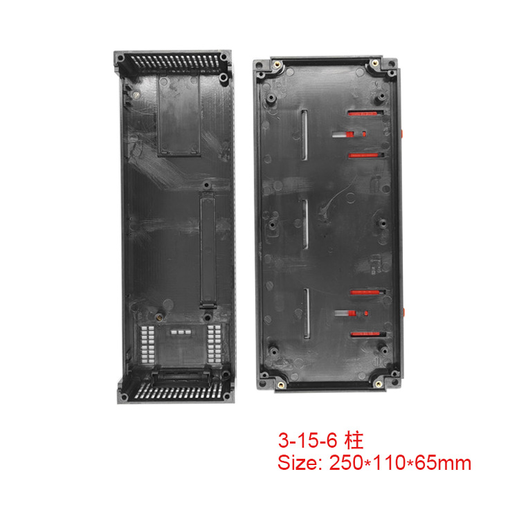 High quality Din rail box ABS Plastic electronics housing PLC control box