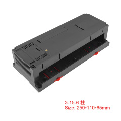 High quality Din rail box ABS Plastic electronics housing PLC control box