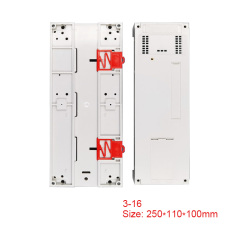 Din Rail Box ABS Plastic enclosure terminal enclosure circuit breaker box