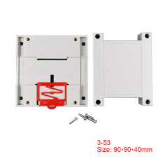 Din rail box ABS Plastic PLC control box Junction box