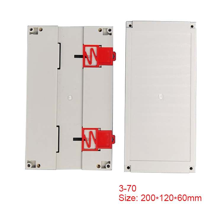 High quality Din rail enclosure ABS plastic housing PLC control box