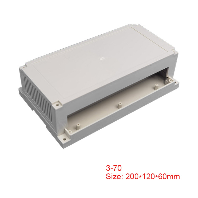 High quality Din rail enclosure ABS plastic housing PLC control box