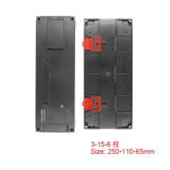 High quality Din rail box ABS Plastic electronics housing PLC control box