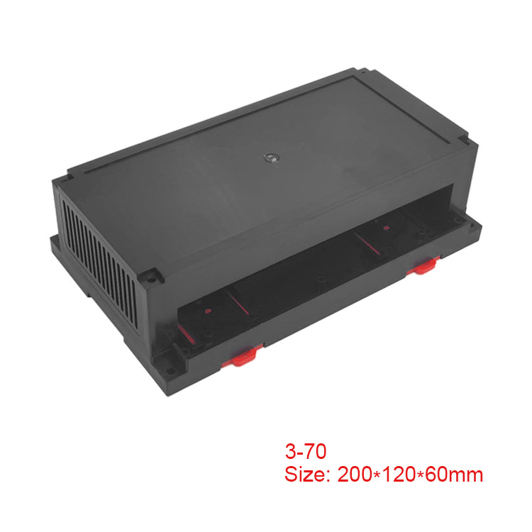 High quality Din rail enclosure ABS plastic housing PLC control box