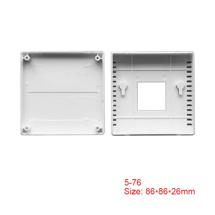 86*86mm Plastic Enclosure Thermostat Touch Glass Switch Box control box enclosure