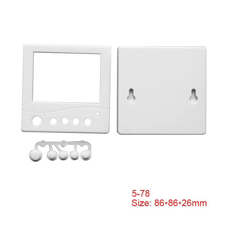 86*86mm Plastic Enclosure Touch Glass Switch Box smart home control box