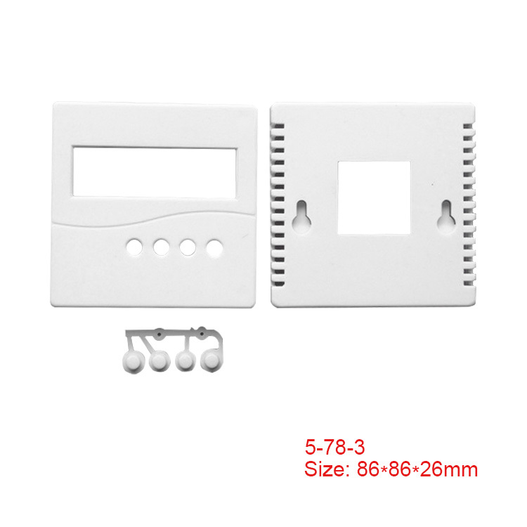 86*86mm Plastic Enclosure Touch Glass Switch Box smart home control box