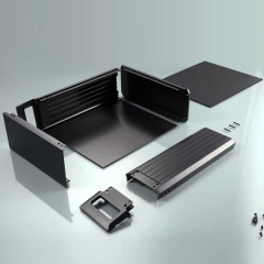 2U 229*250 mm electronic project box aluminum case diy instrument enclosure box