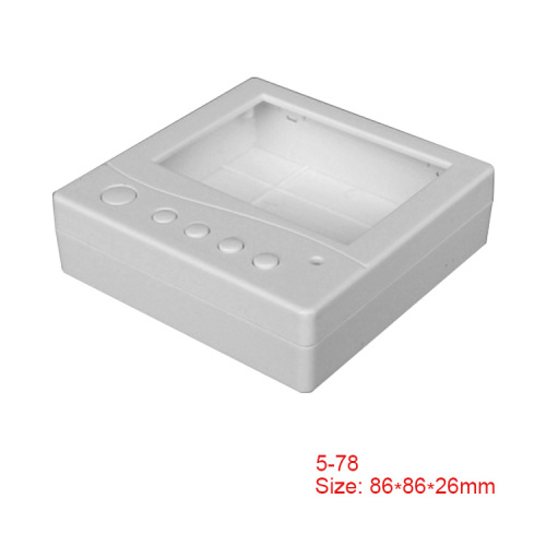 86*86mm Plastic Enclosure Touch Glass Switch Box smart home control box