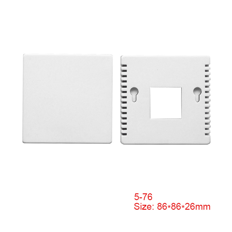 86*86mm Plastic Enclosure Thermostat Touch Glass Switch Box control box enclosure