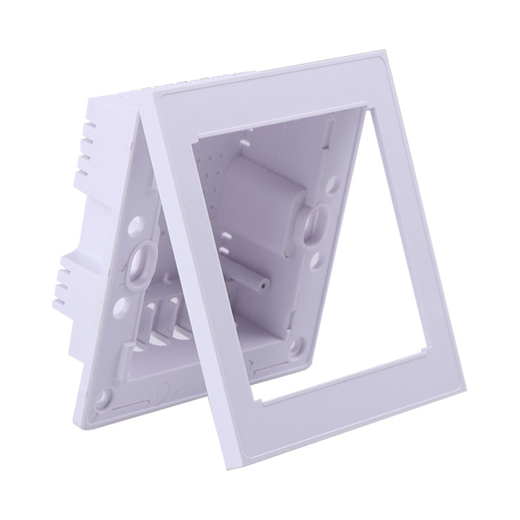 86*86 Plastic Enclosure Touch Glass Switch Box smart home control box housing