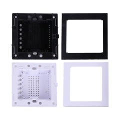 86*86mm Plastic Enclosure Touch Glass Switch Box smart home control box
