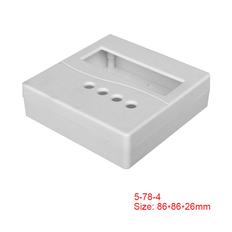 86*86mm Plastic Enclosure Touch Glass Switch Box smart home control box housing