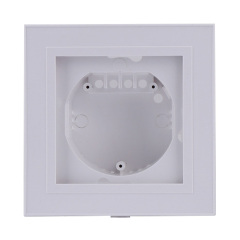 86*86mm Wall Plastic Enclosure Touch Glass Switch Box smart home Control box