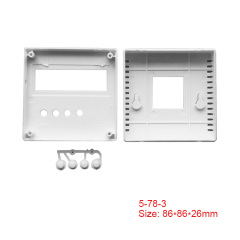 86*86mm Plastic Enclosure Touch Glass Switch Box smart home control box