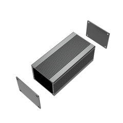 CNC Machining Anodized Aluminum Alloy enclosure metal fabrication electronics enclosure box case instrument enclosure