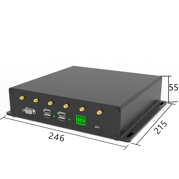 CNC Machining Anodized Aluminum Alloy enclosure metal fabrication electronics enclosure box case instrument enclosure 246*55mm-L