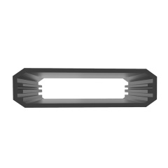 Anodizing Aluminum Alloy enclosure metal fabrication electronics enclosure housing box case instrument enclosure project box 52*13mm