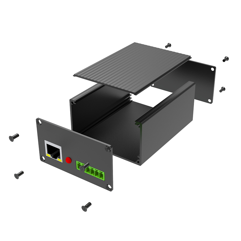 CNC Machining Anodized Aluminum Enclosure box metal electronics junction box enclosure industrial instrument enclosures 66*36mm-L