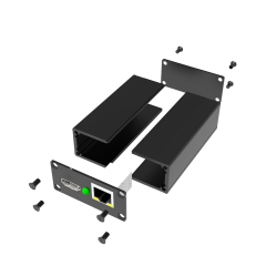 CNC Machining Anodized Aluminum Enclosure box metal electronics junction box enclosure industrial instrument enclosures 50*25mm-L