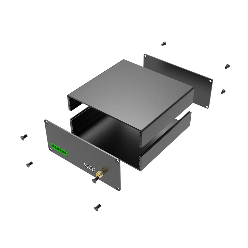OEM Stamping anodized aluminum enclosure electronic enclosure junction box 105*44mm-L