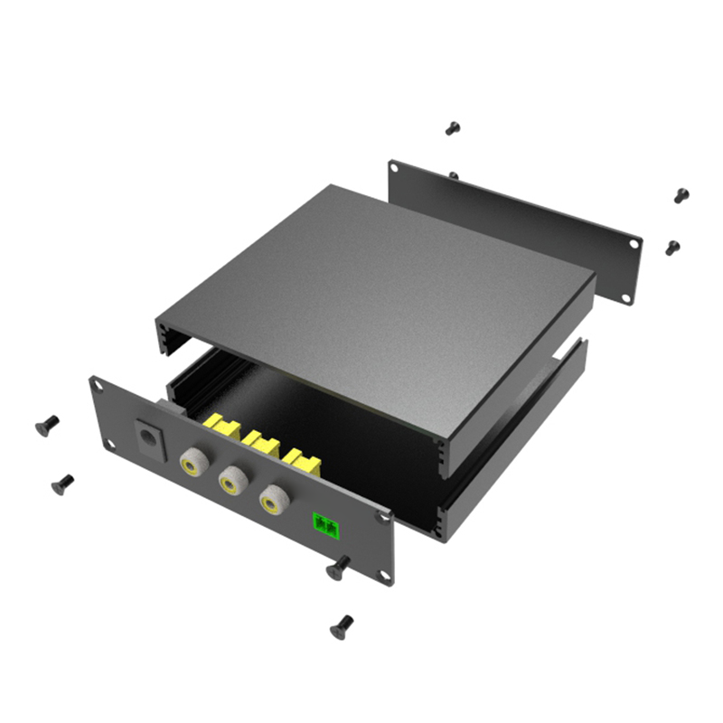 Factory CNC Machining stamping electronic Instrument enclosure aluminum box battery box 112*31mm-L