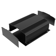 Anodizing Aluminum Sheet Metal Enclosure Case Shell Parts Fabrication Electronic enclosure junction box 234*80.6mm-L
