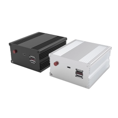 OEM Stamping anodized aluminum extrusion enclosure metal fabrication electronics enclosure junction box 90*50mm-L