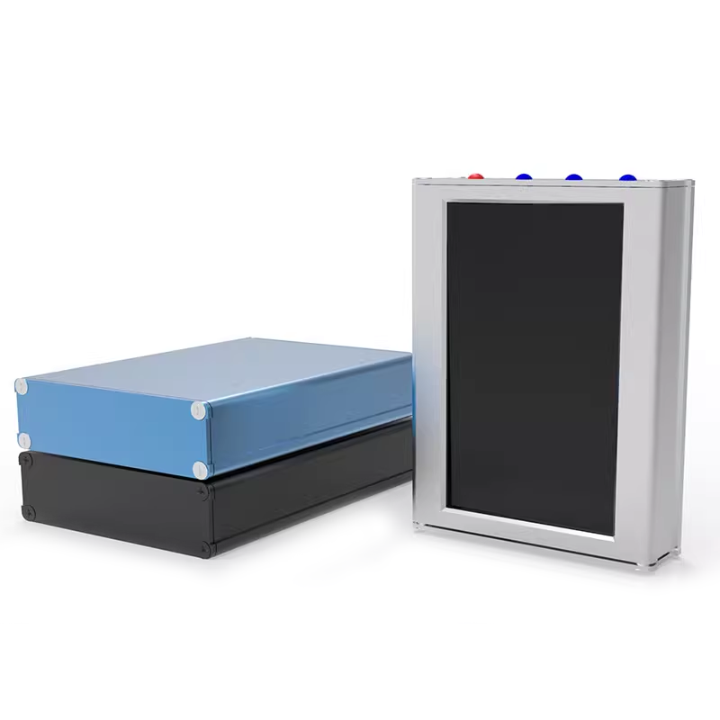extruded aluminum enclosure box electronics instrument enclosure box case PCB housing 74*22mm-L