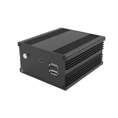 OEM Stamping anodized aluminum extrusion enclosure metal fabrication electronics enclosure junction box 90*50mm-L